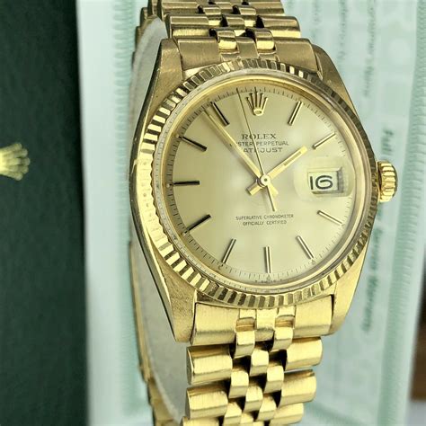 rolex 1601 18k yellow gold|Rolex datejust 1601 36mm.